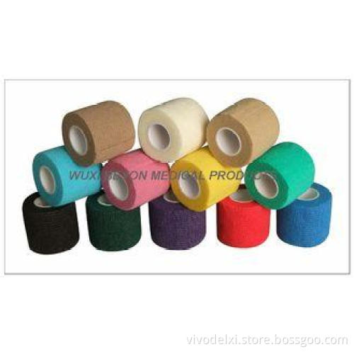 High tensile Cohesive Colored Elastic Bandage Non - Woven H